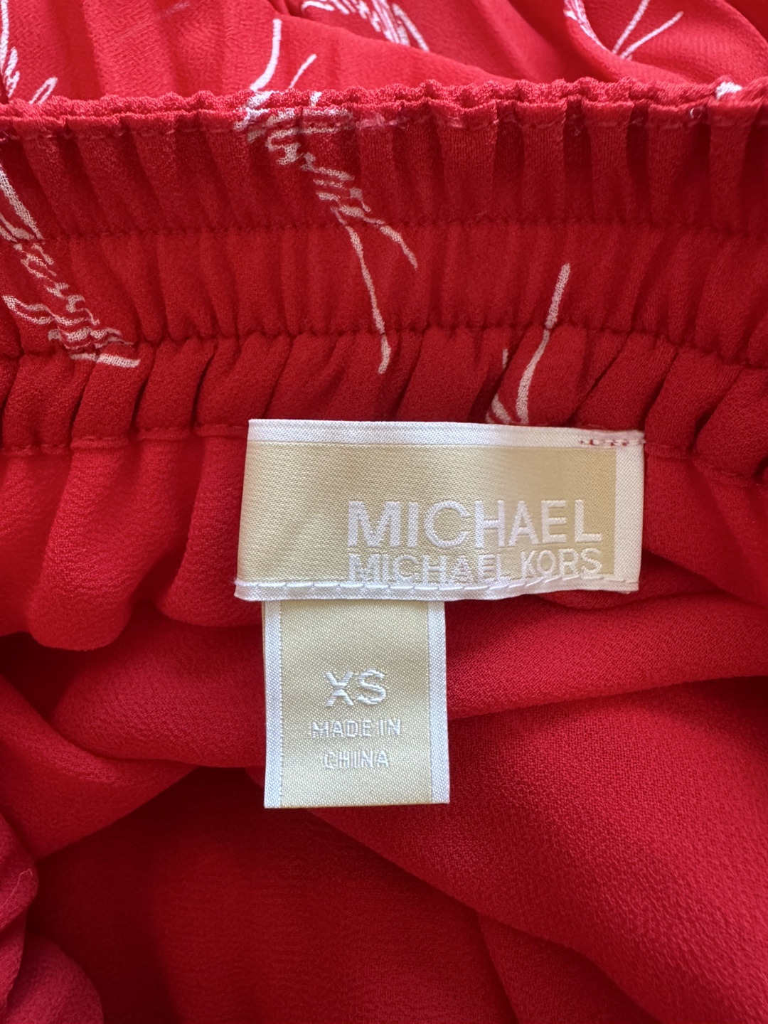 Michael Kors Pleated Skirt - Red, XS - photo 2