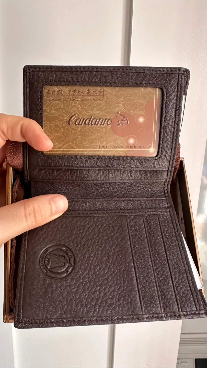 Cardanro Brown Leather Wallet with Box image indicator(4)