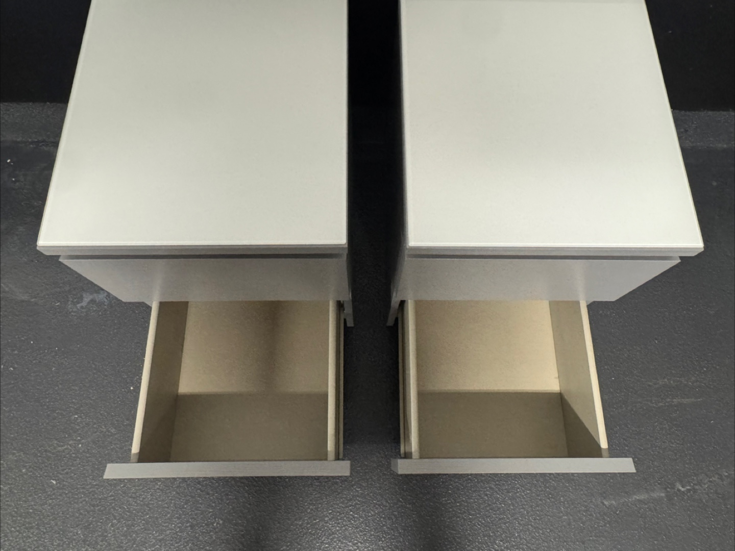 Set of 2 IKEA Grey Nightstands - photo 4