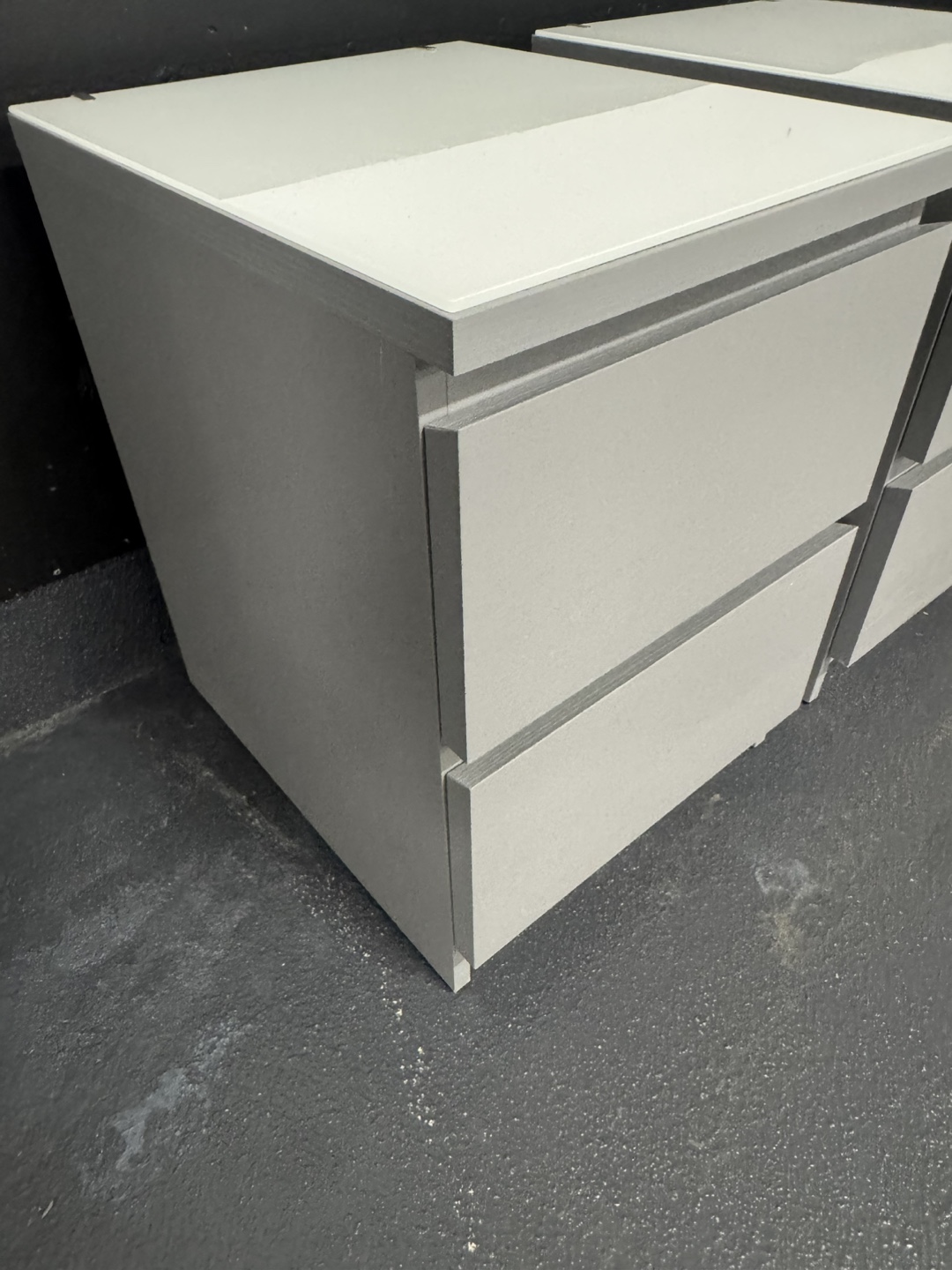 Set of 2 IKEA Grey Nightstands - photo 2