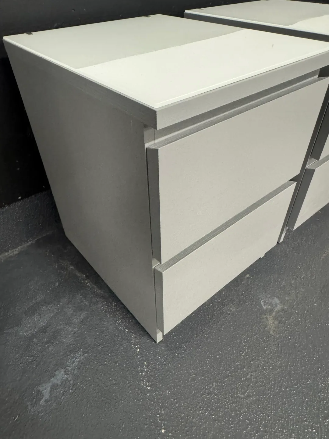 Set of 2 IKEA Grey Nightstands image indicator(2)