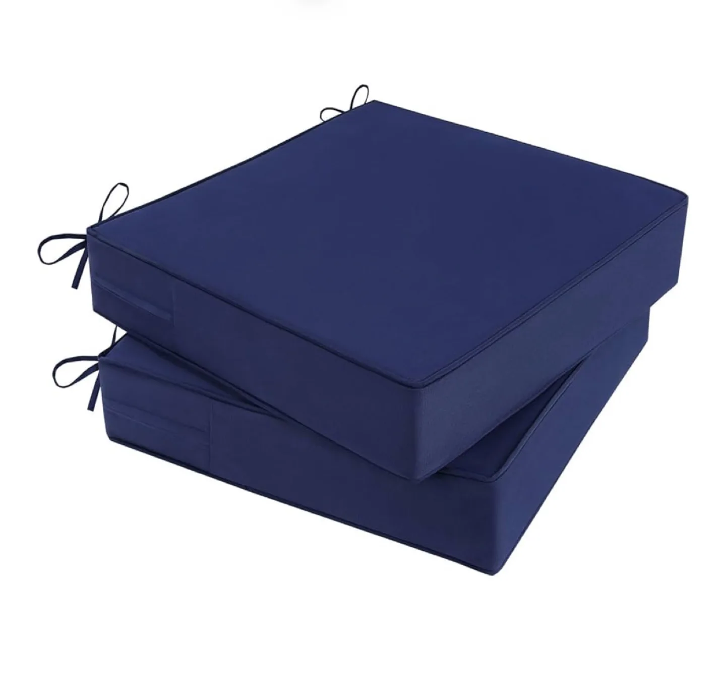 Chair Cushions - Navy Blue, 4 inch thick thumbnail