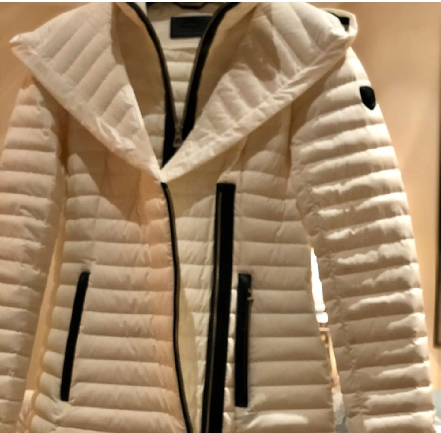 Rudsak Down Puffer Jacket - Cream thumbnail