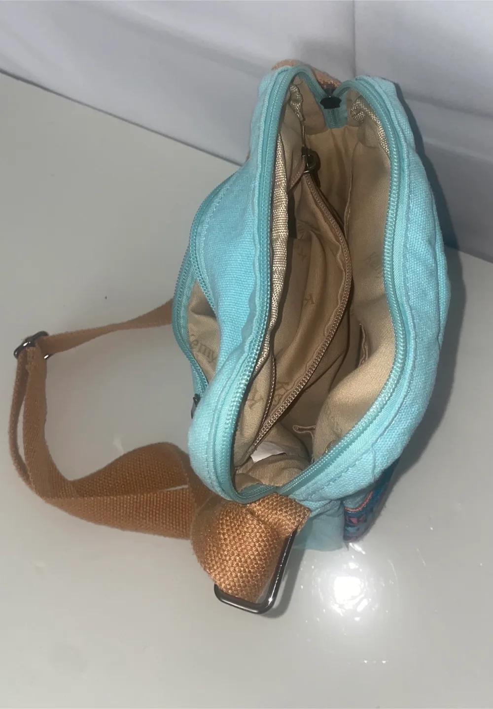 The Kemy’s Crossbody Messenger bag purse teal image indicator(3)