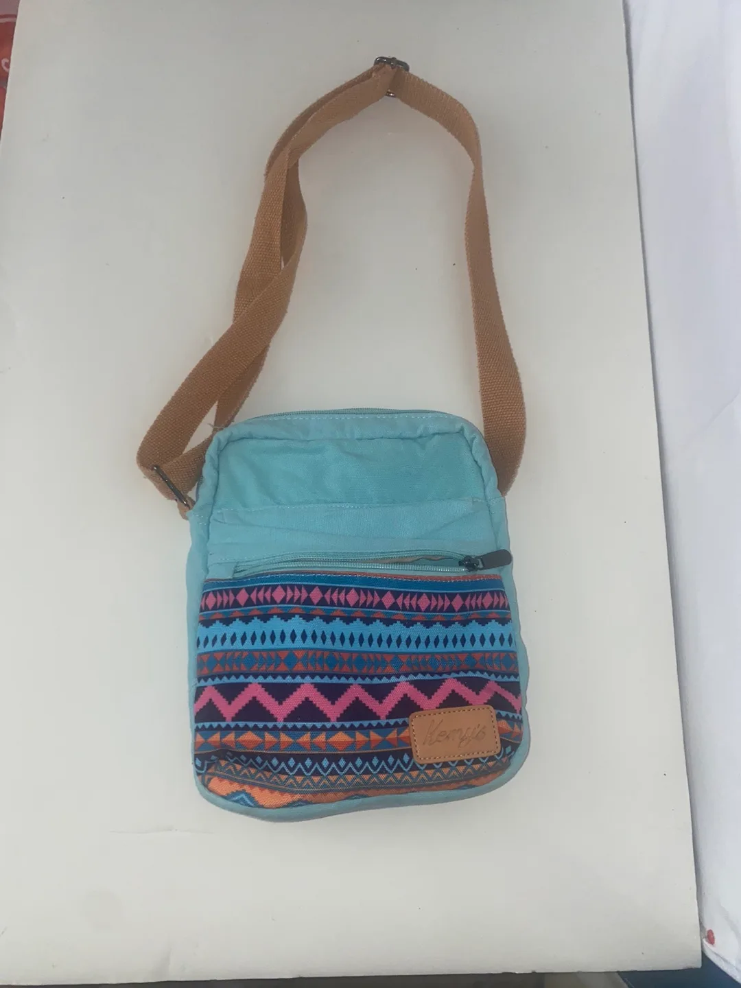 The Kemy’s Crossbody Messenger bag purse teal image indicator(6)