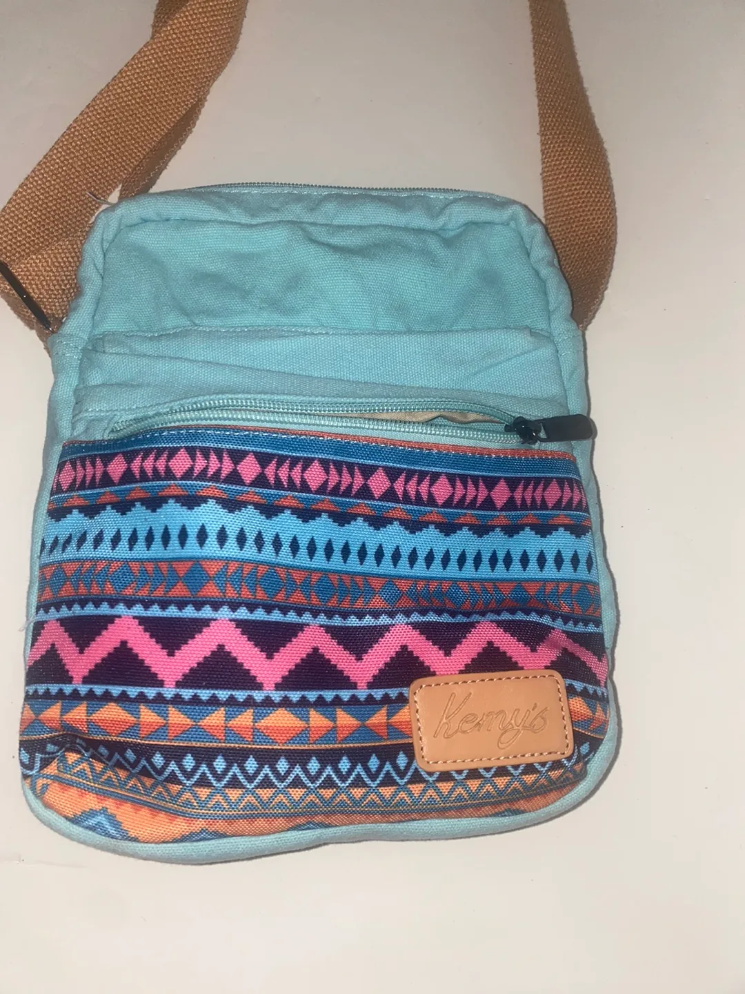 The Kemy’s Crossbody Messenger bag purse teal image indicator(2)