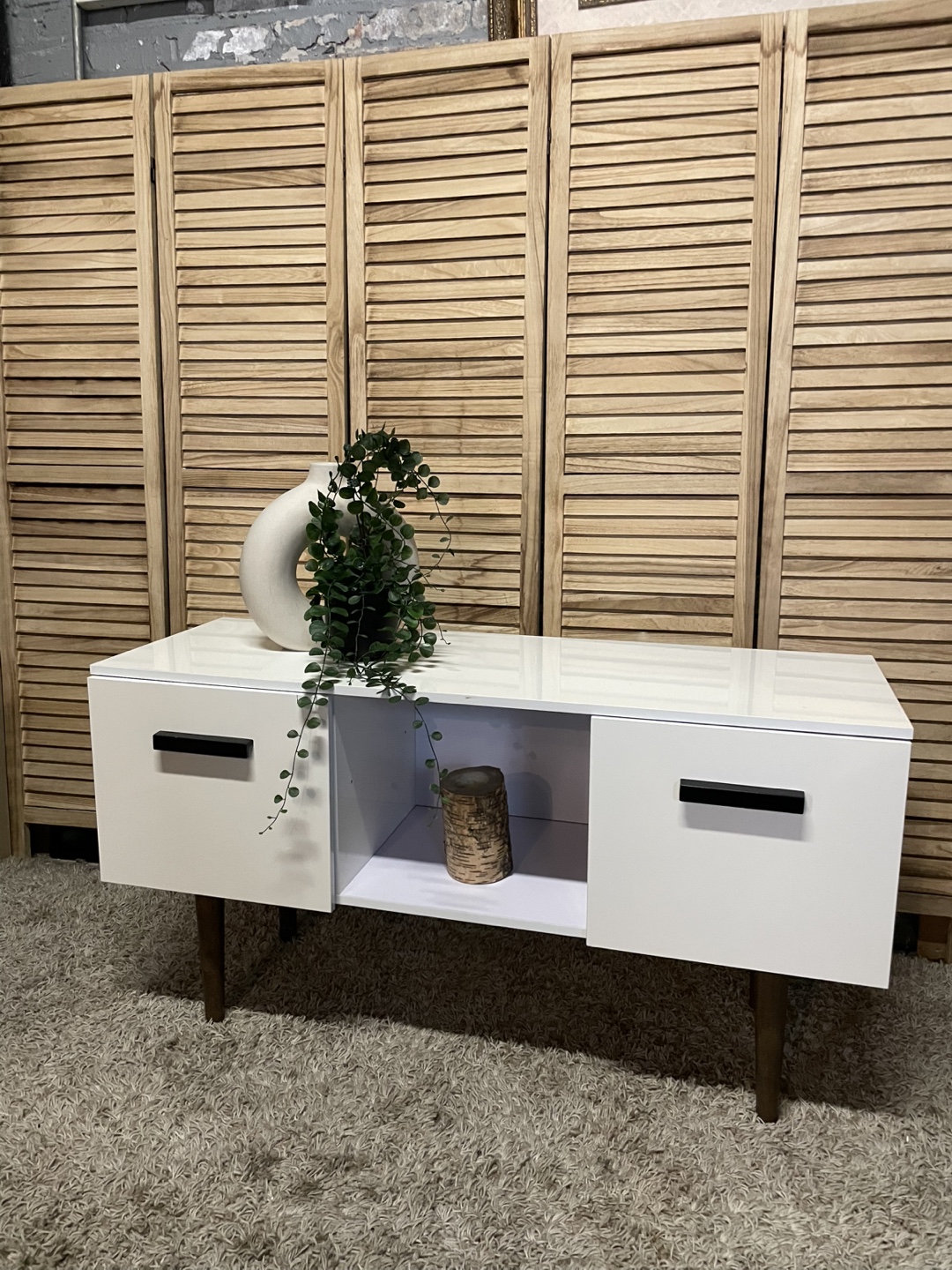 White TV Stand