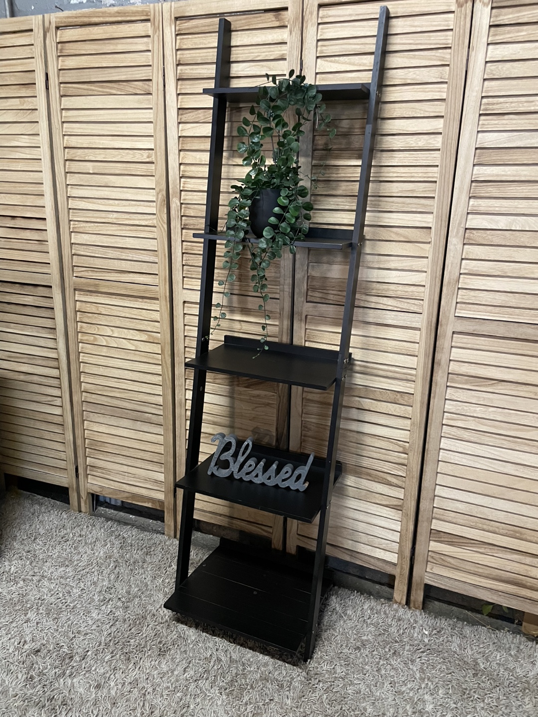 Black Ladder Shelf - photo 2