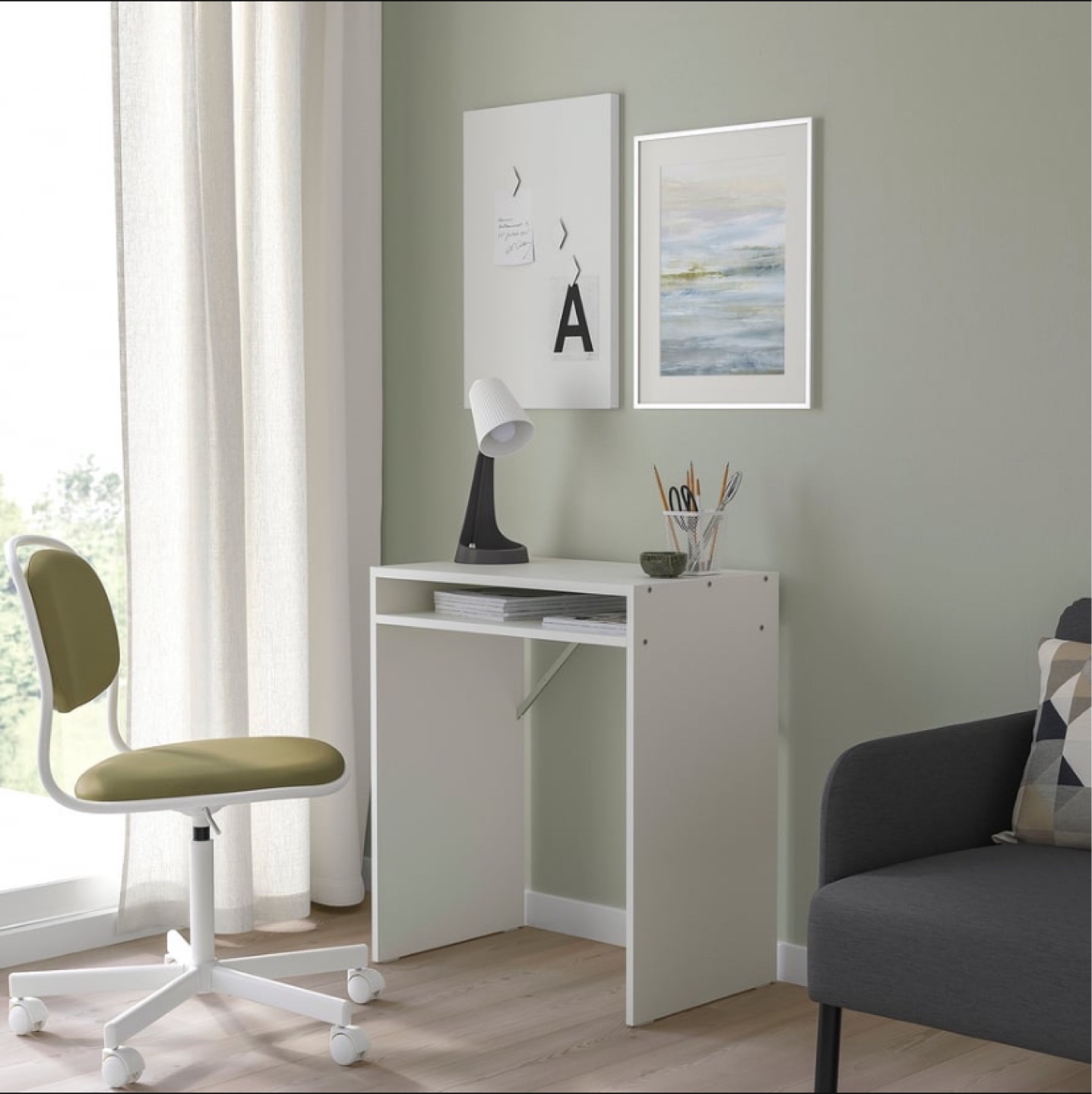 IKEA Torald Desk - White, 65x40 cm - photo 2