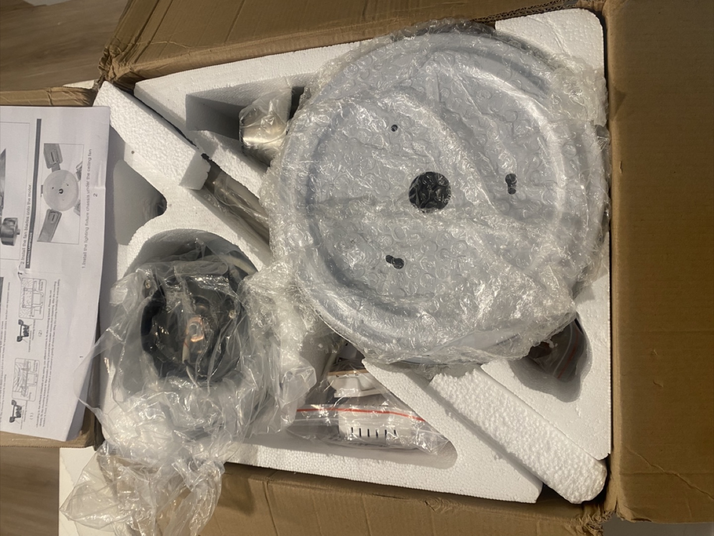 New Ceiling Fan with Light Kit - photo 2