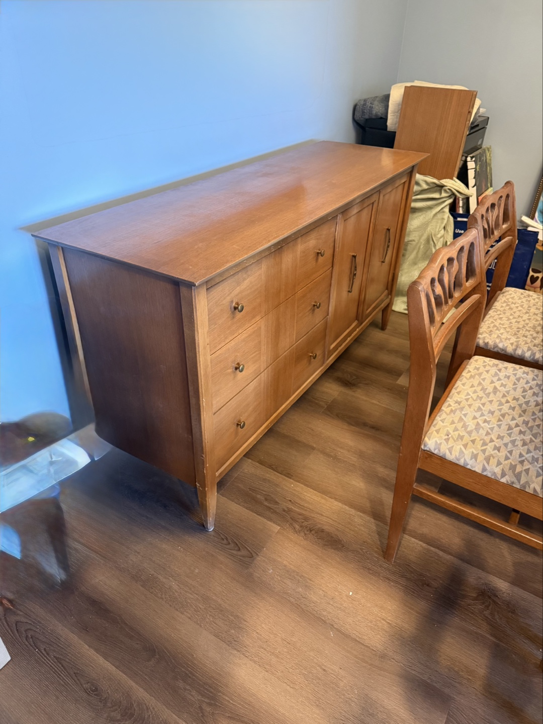 Wood Dining Table with 4 Chairs - photo 3