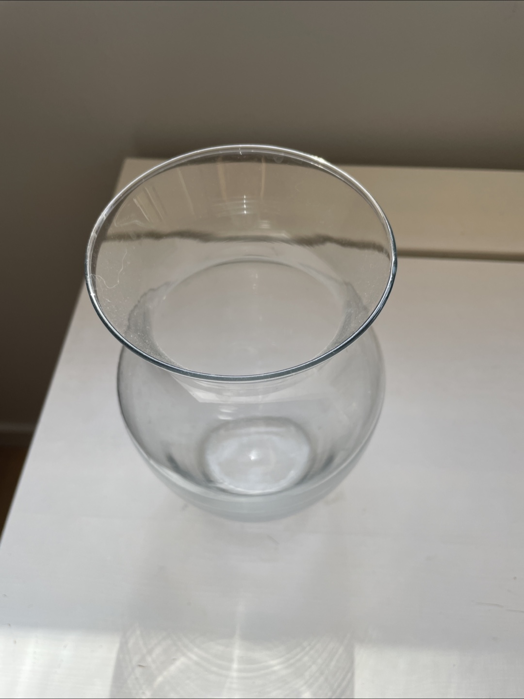 Clear Glass Vase - photo 2