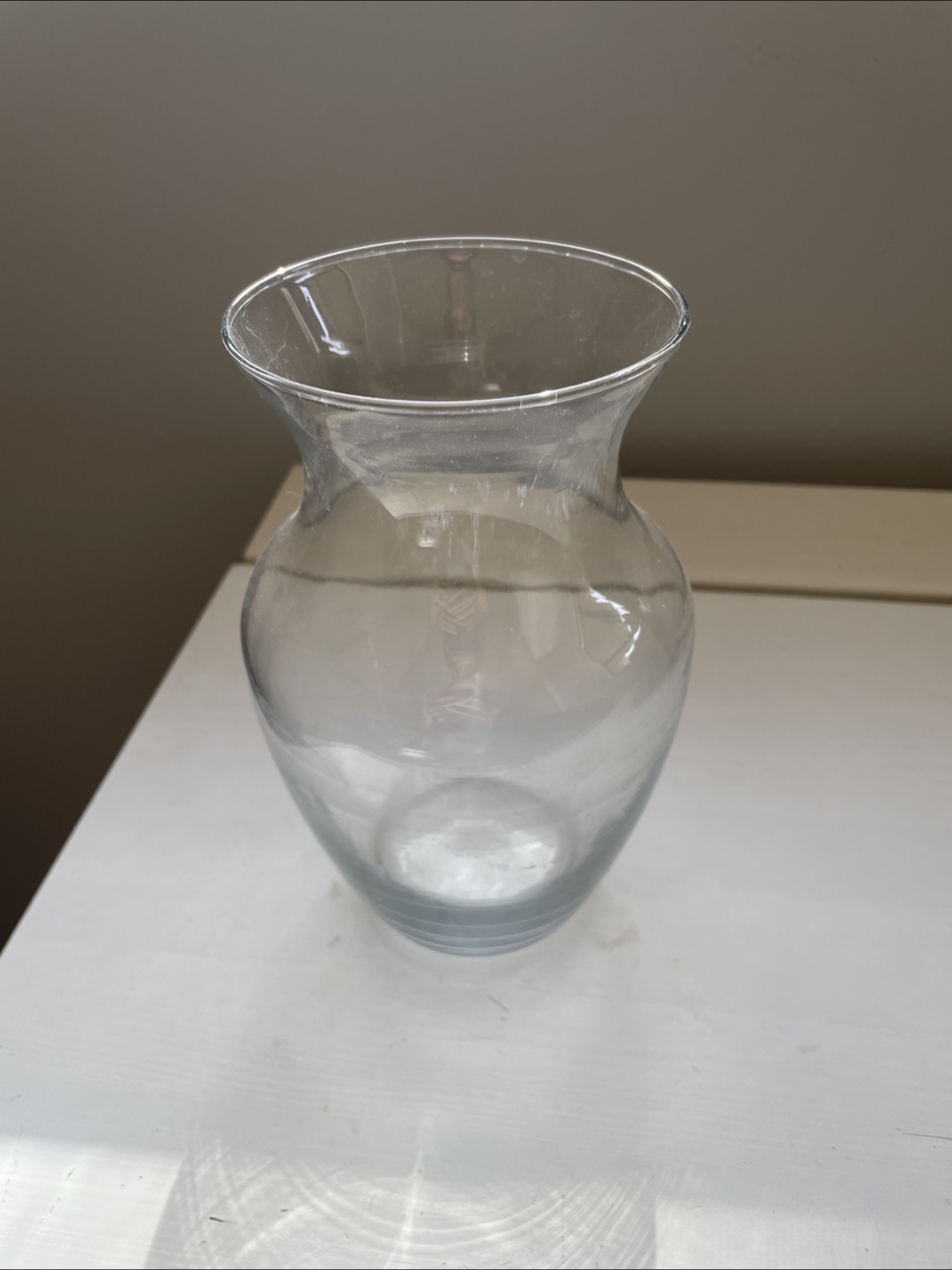 Clear Glass Vase