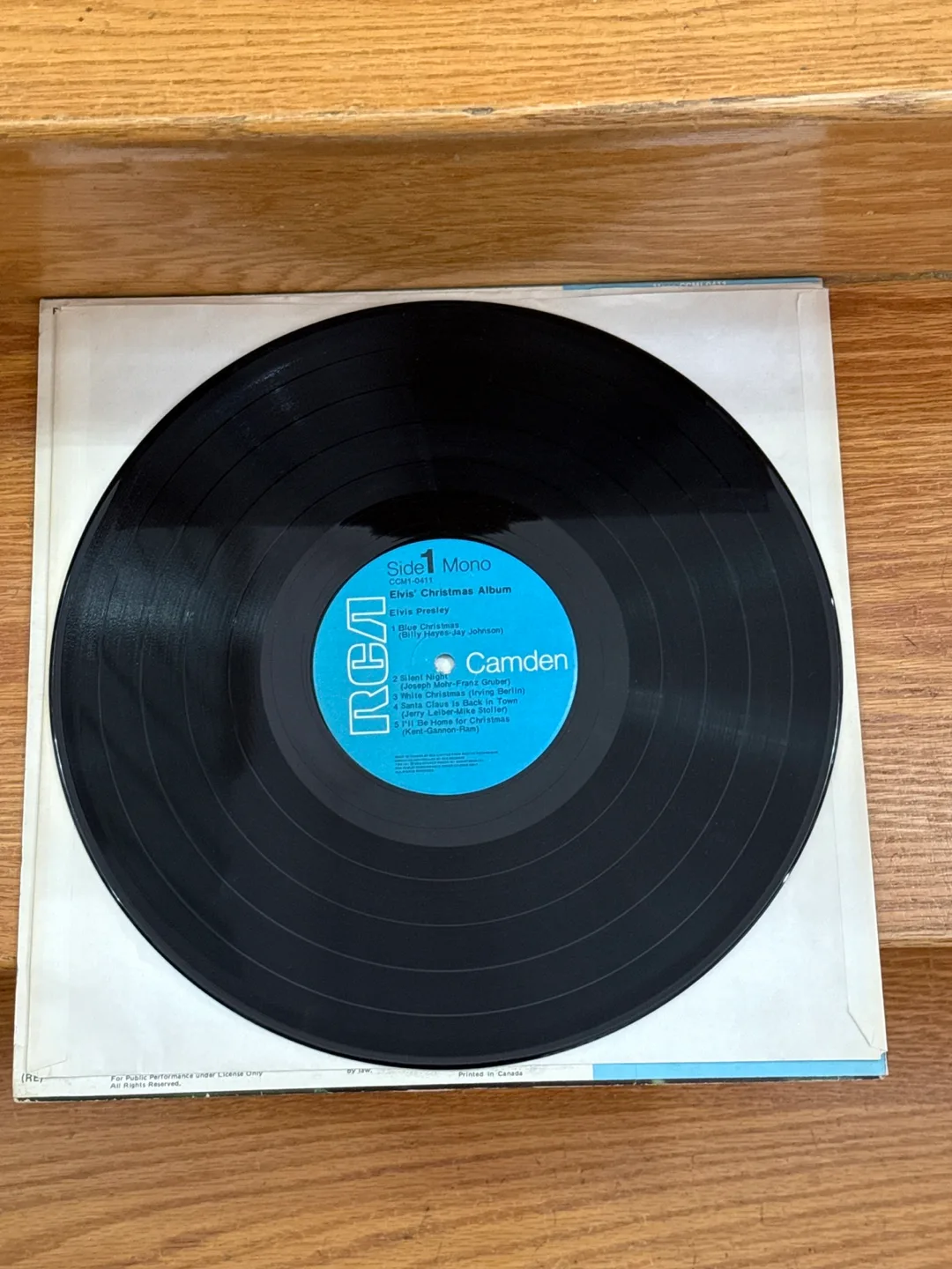 Elvis' Christmas Album Vinyl Record image indicator(3)