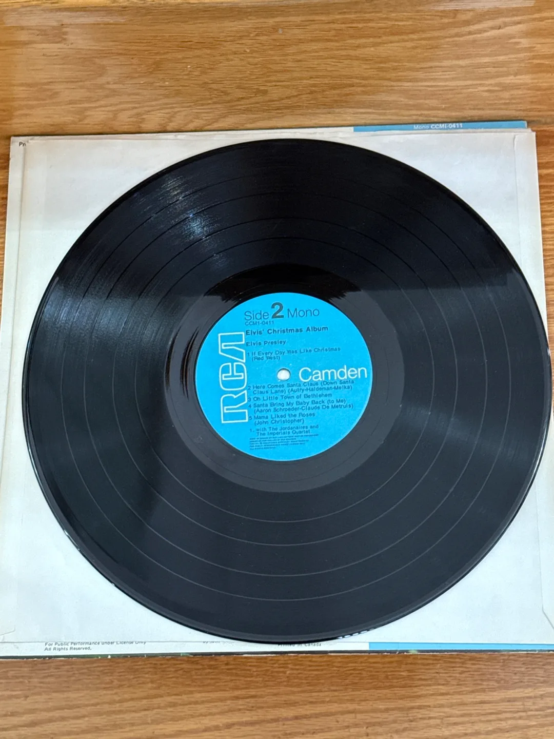 Elvis' Christmas Album Vinyl Record image indicator(4)