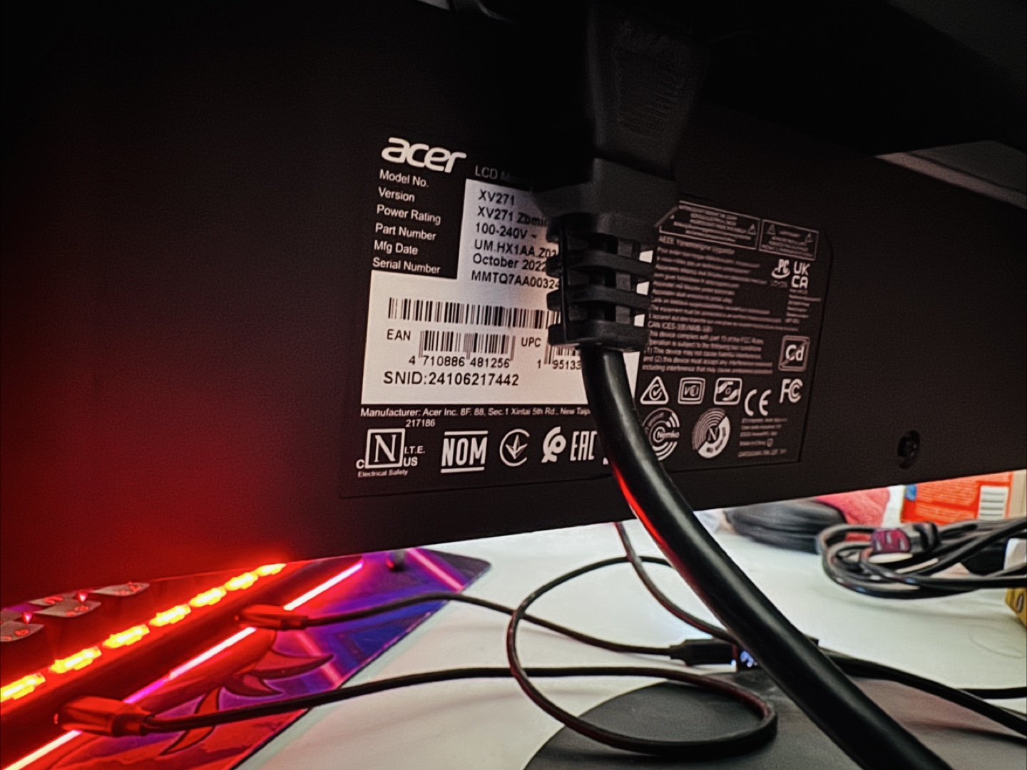 Acer VG240Y 280 27" LCD Monitor - photo 5