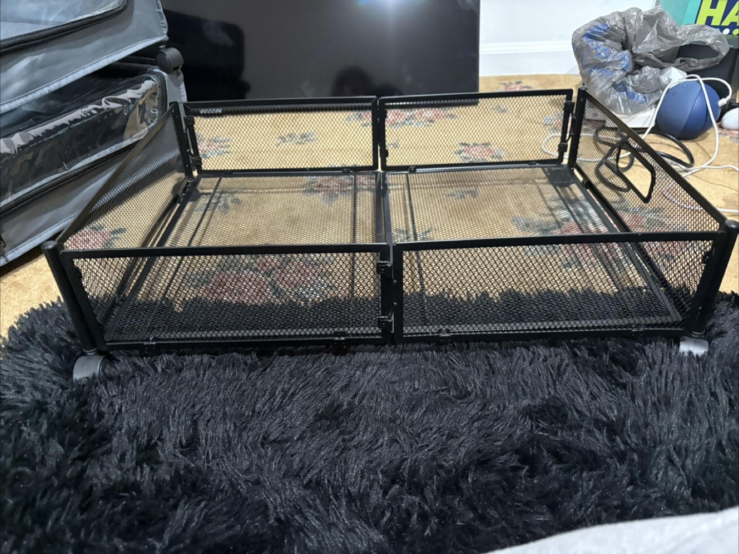 Airhercs Under Bed Storage Box Wheeled - Black - photo 2