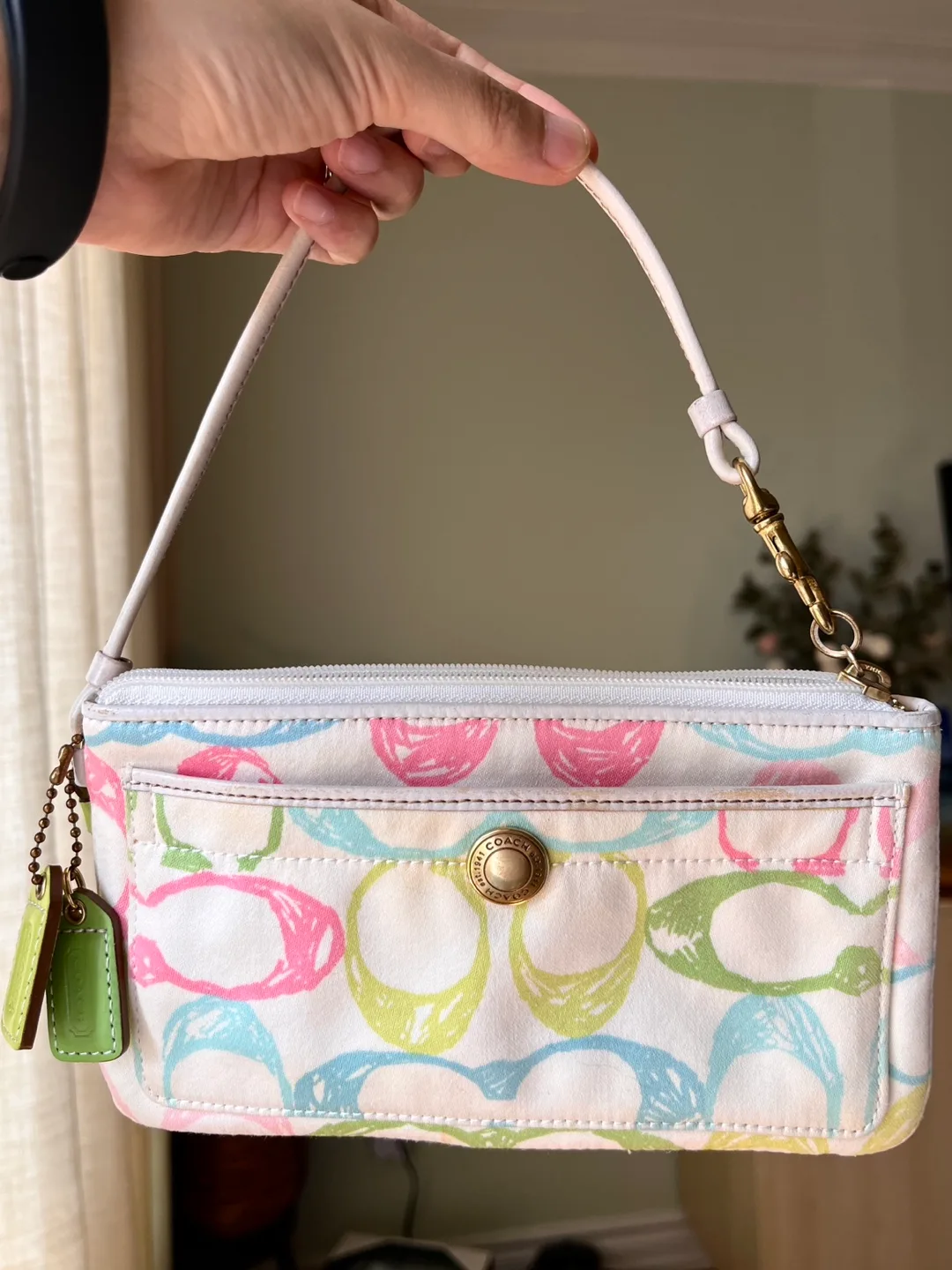 Coach colourful 2000s wristlet thumbnail