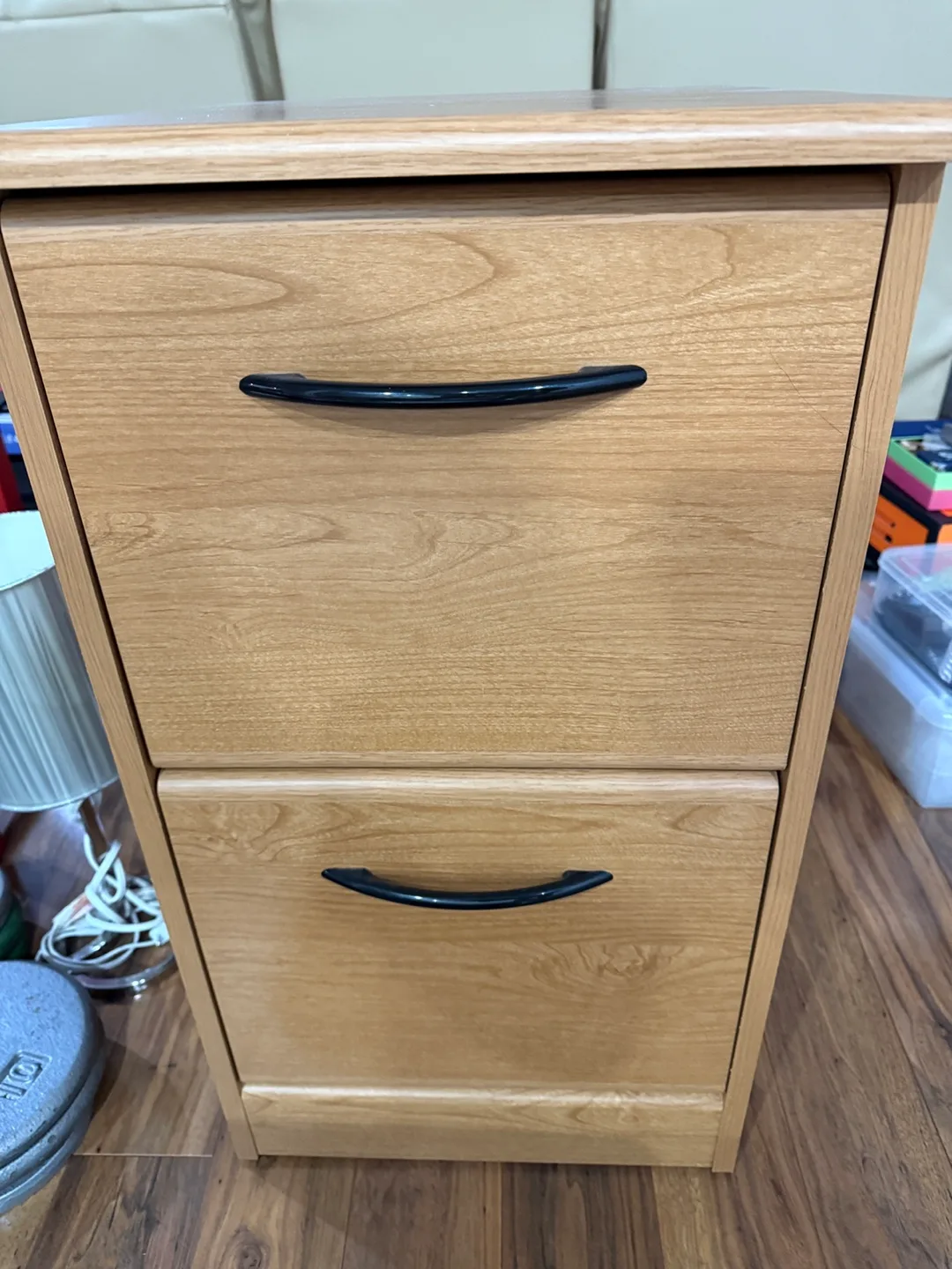 Wooden 2-Drawer Filing Cabinet thumbnail