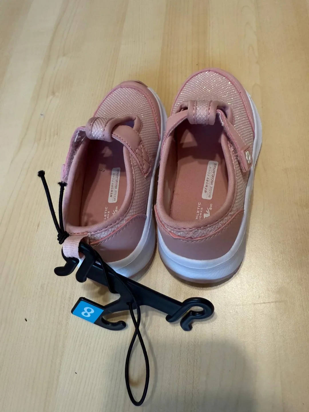 Girl's Athletic Works Pink Shoes - Size 8 thumbnail