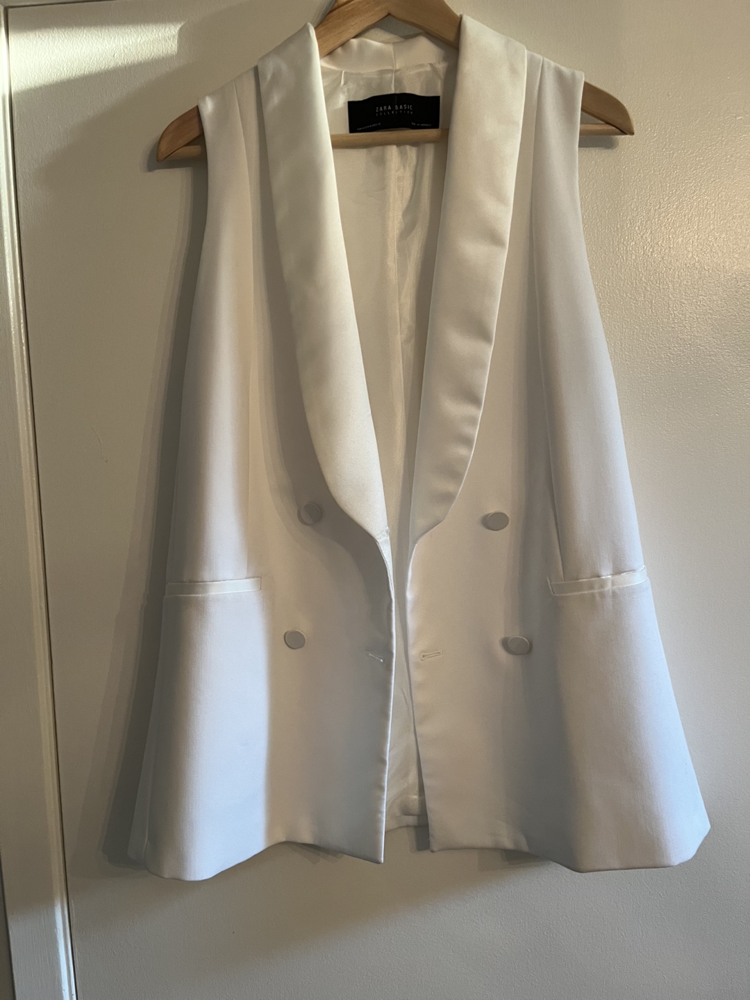 Zara Double Breasted Tuxedo Vest 🧡 - photo 4
