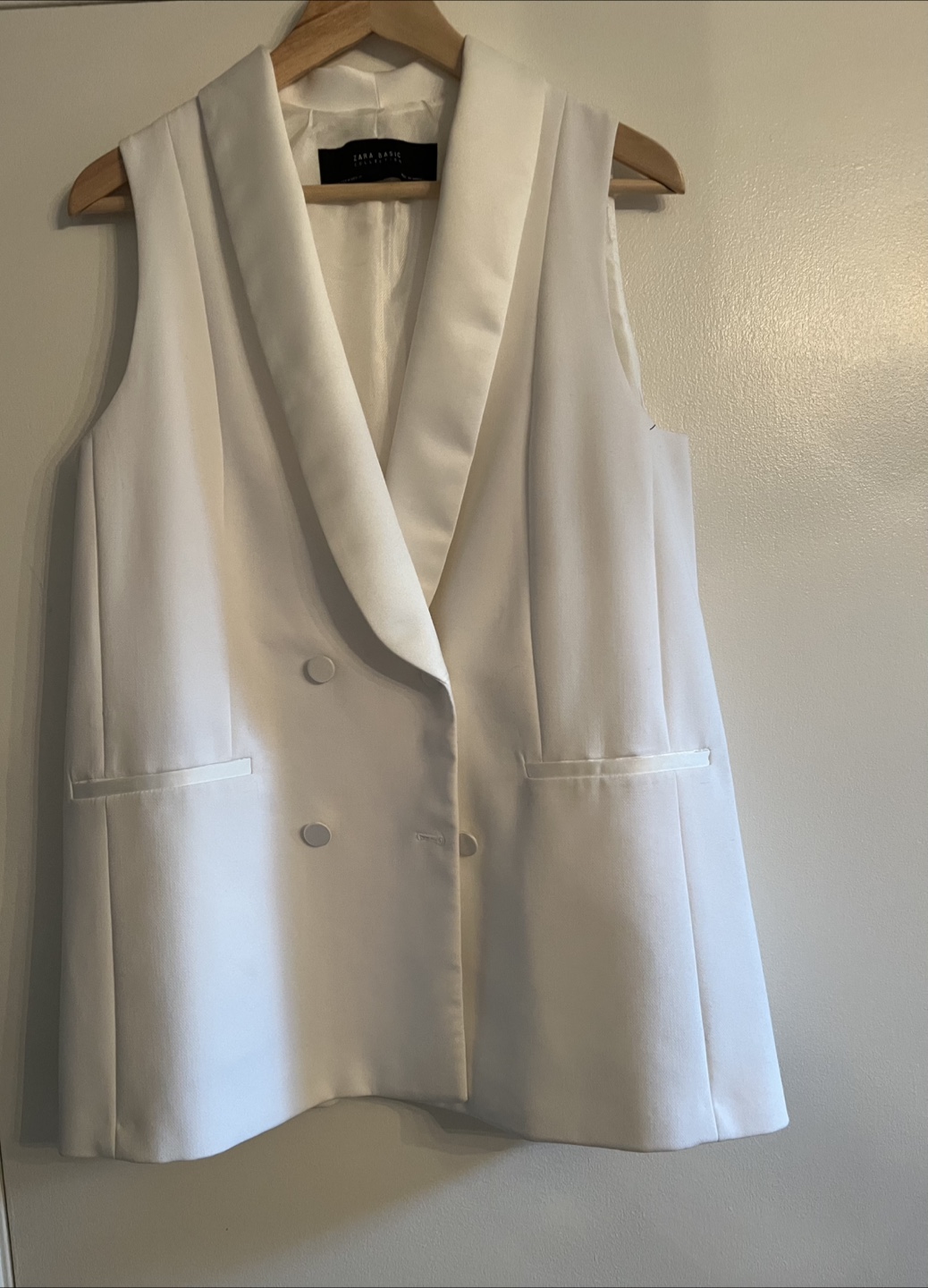 Zara Double Breasted Tuxedo Vest 🧡 - photo 2