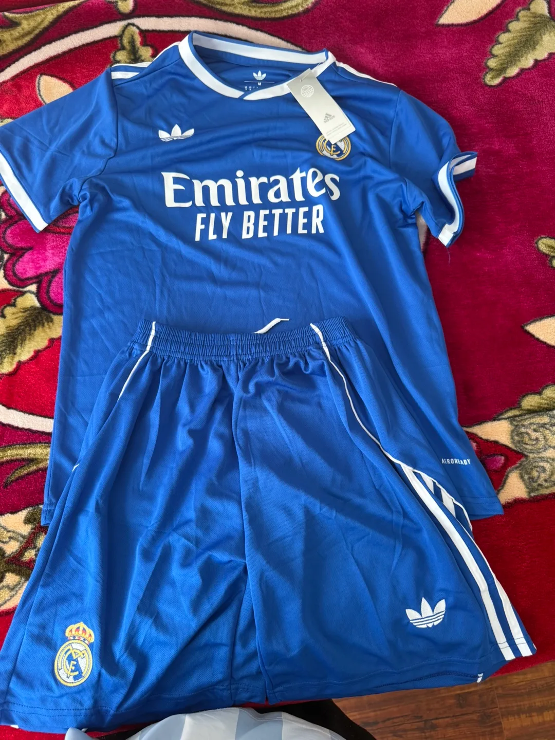 Adidas Real Madrid Kit - Blue, Size M