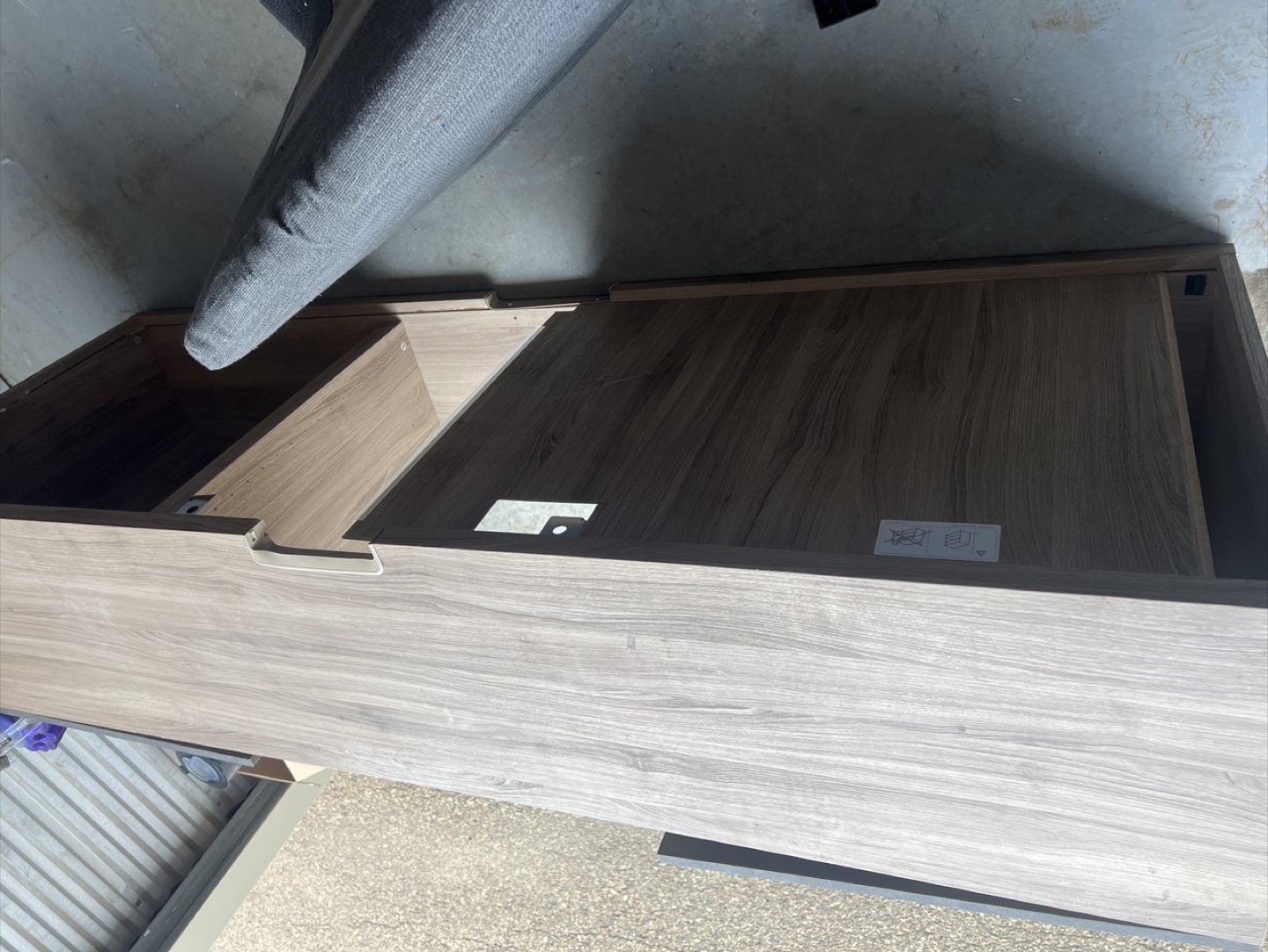 Wood & Grey Cabinet/Console - photo 2