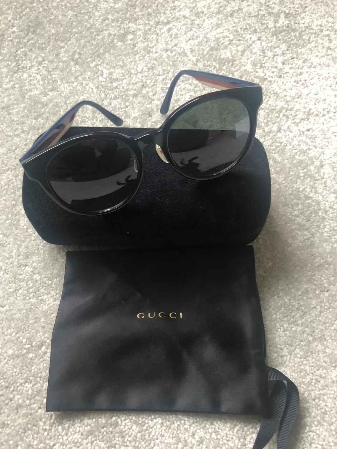 Gucci Sunglasses with Case and Pouch image indicator(3)