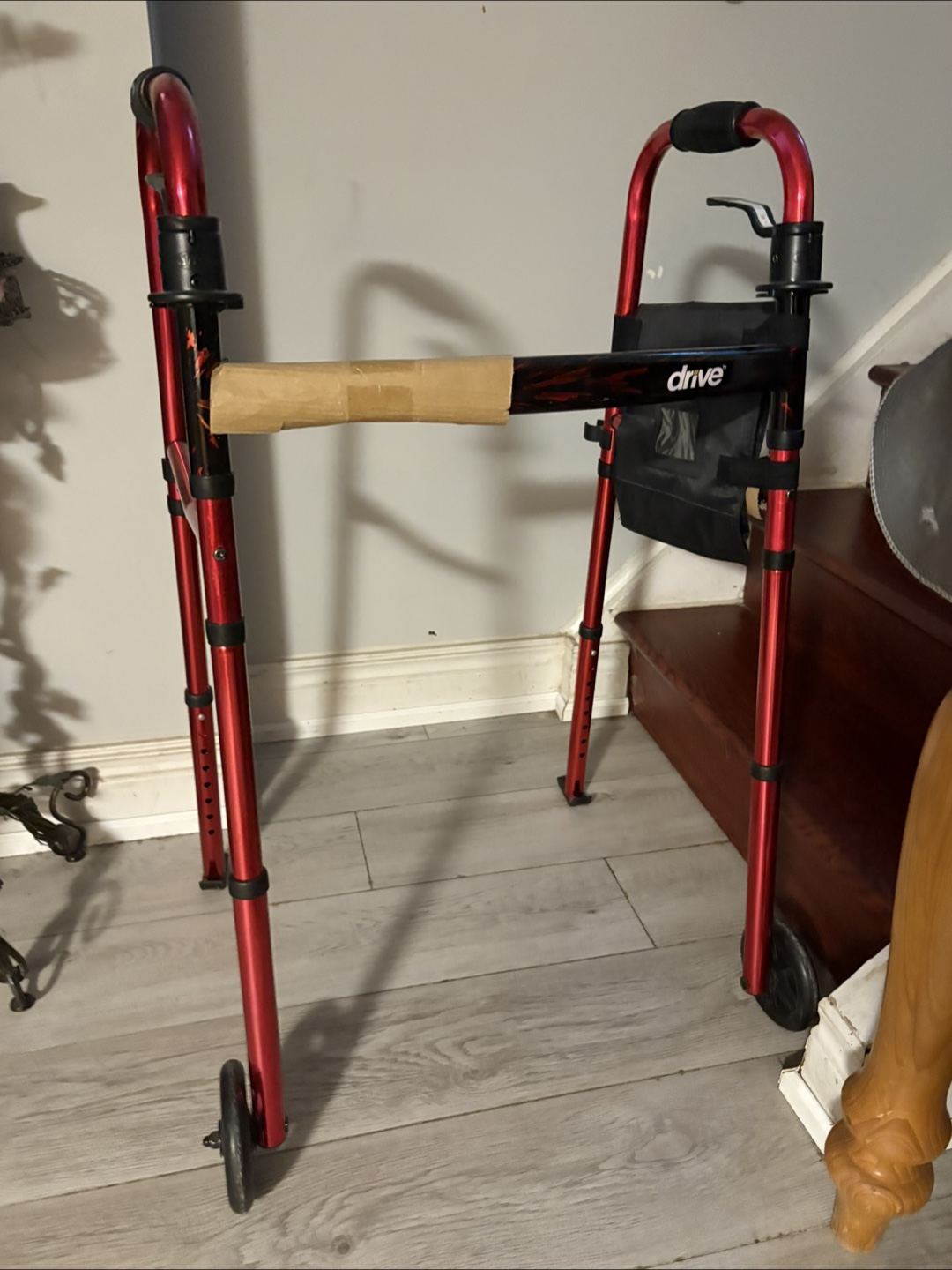 Drive Folding Walker - Red