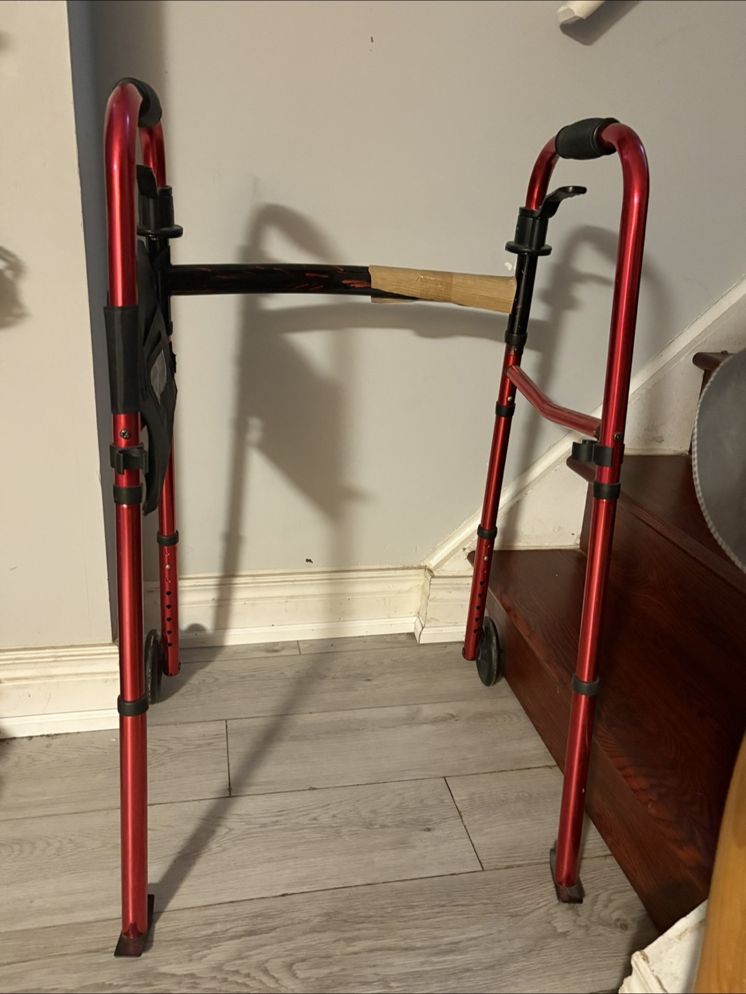 Drive Folding Walker - Red - photo 3