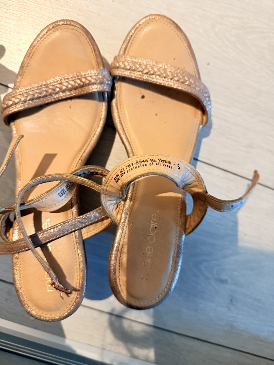 Marie Claire Wedge Sandals -  Size UK 5 - photo 4