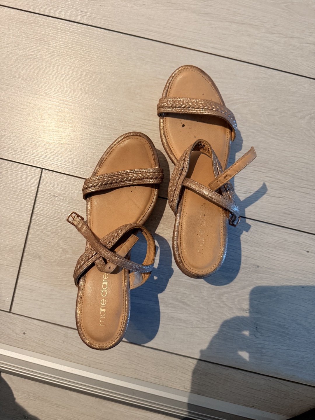 Marie Claire Wedge Sandals -  Size UK 5