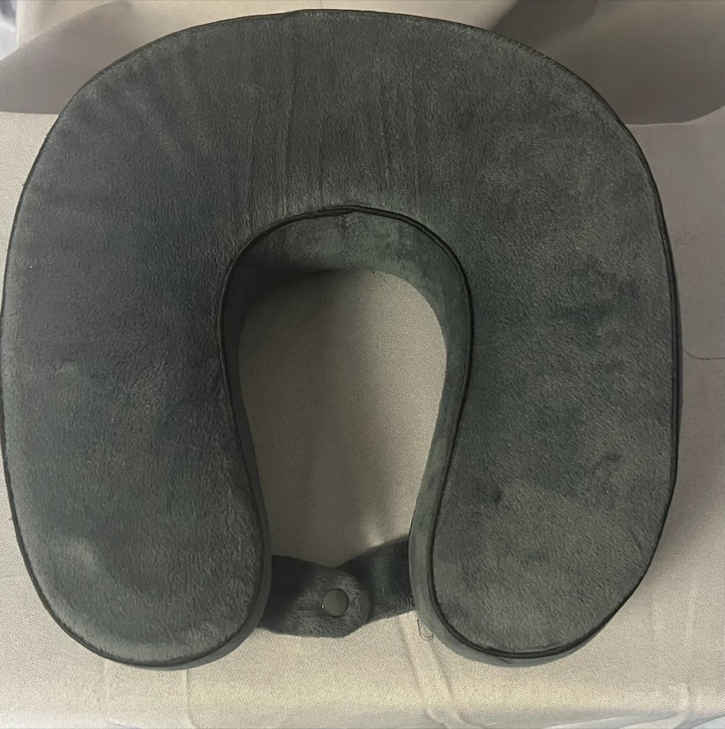 Gray Travel Neck Pillow- Unused No tags thumbnail