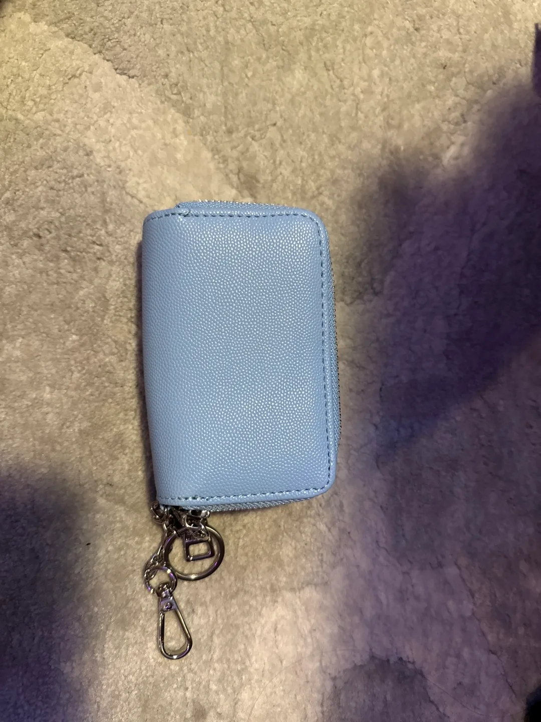 Blue Zippered Key Pouch steve madden image indicator(3)