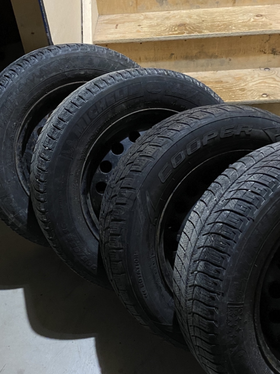 Michelin & Cooper Winter Tires - 205/65R16