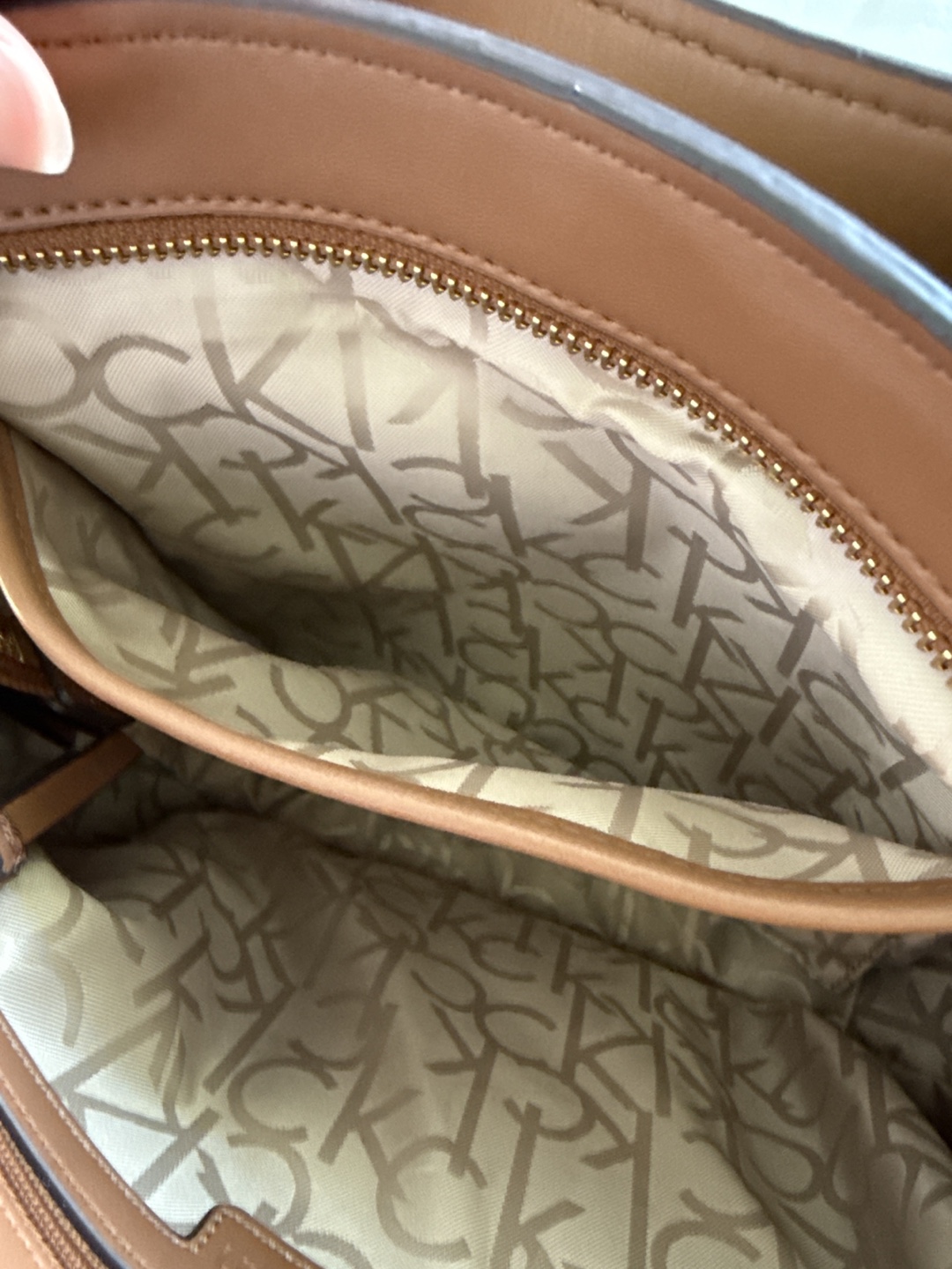 Calvin Klein Tote Bag - White/Brown - photo 5