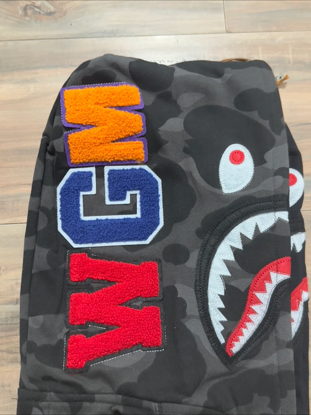 BAPE Camo Shark face Full Zip Hoodie 🔥 image indicator(6)