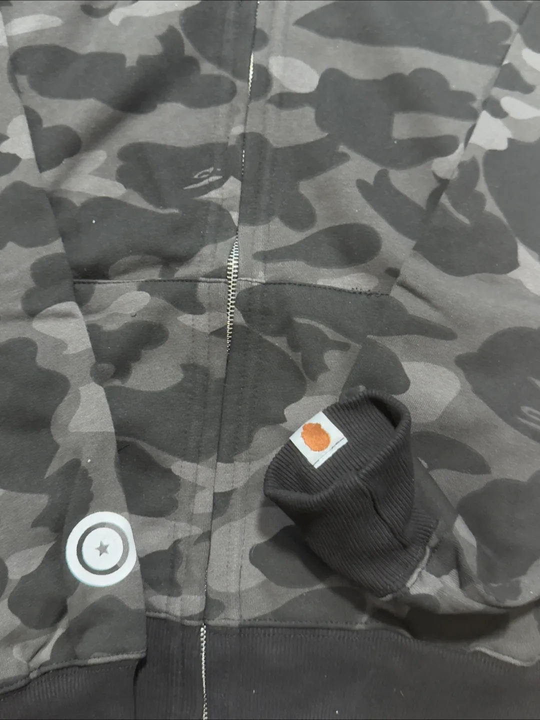 BAPE Camo Shark face Full Zip Hoodie 🔥 image indicator(4)