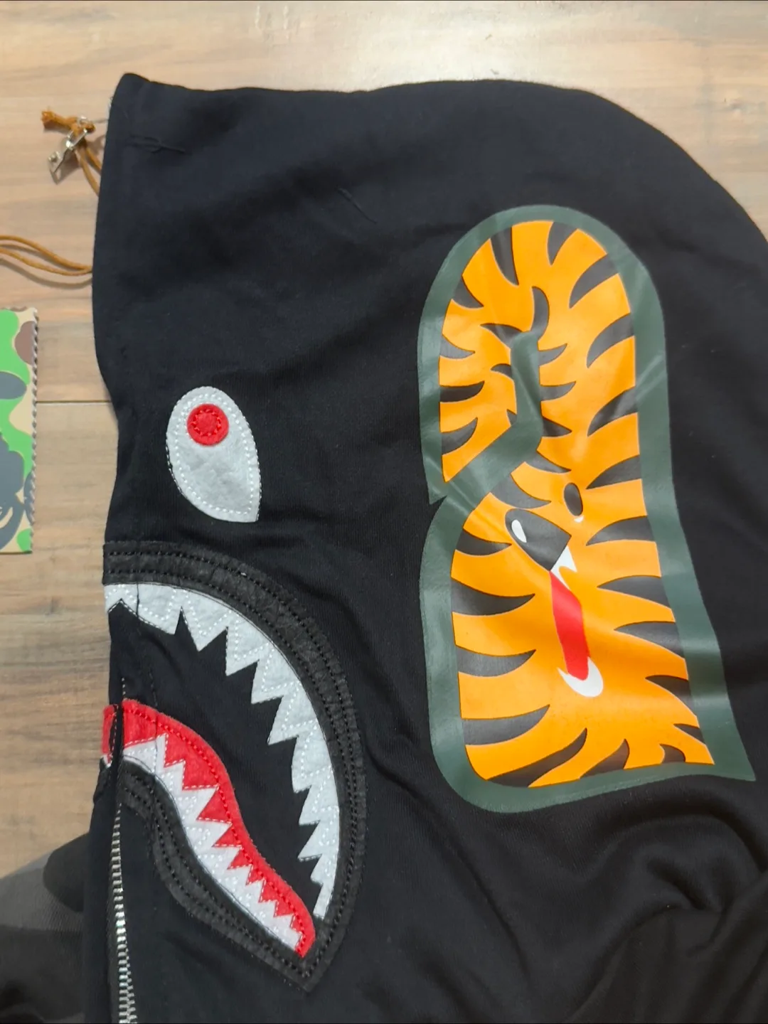 BAPE Camo Shark face Full Zip Hoodie 🔥 image indicator(8)