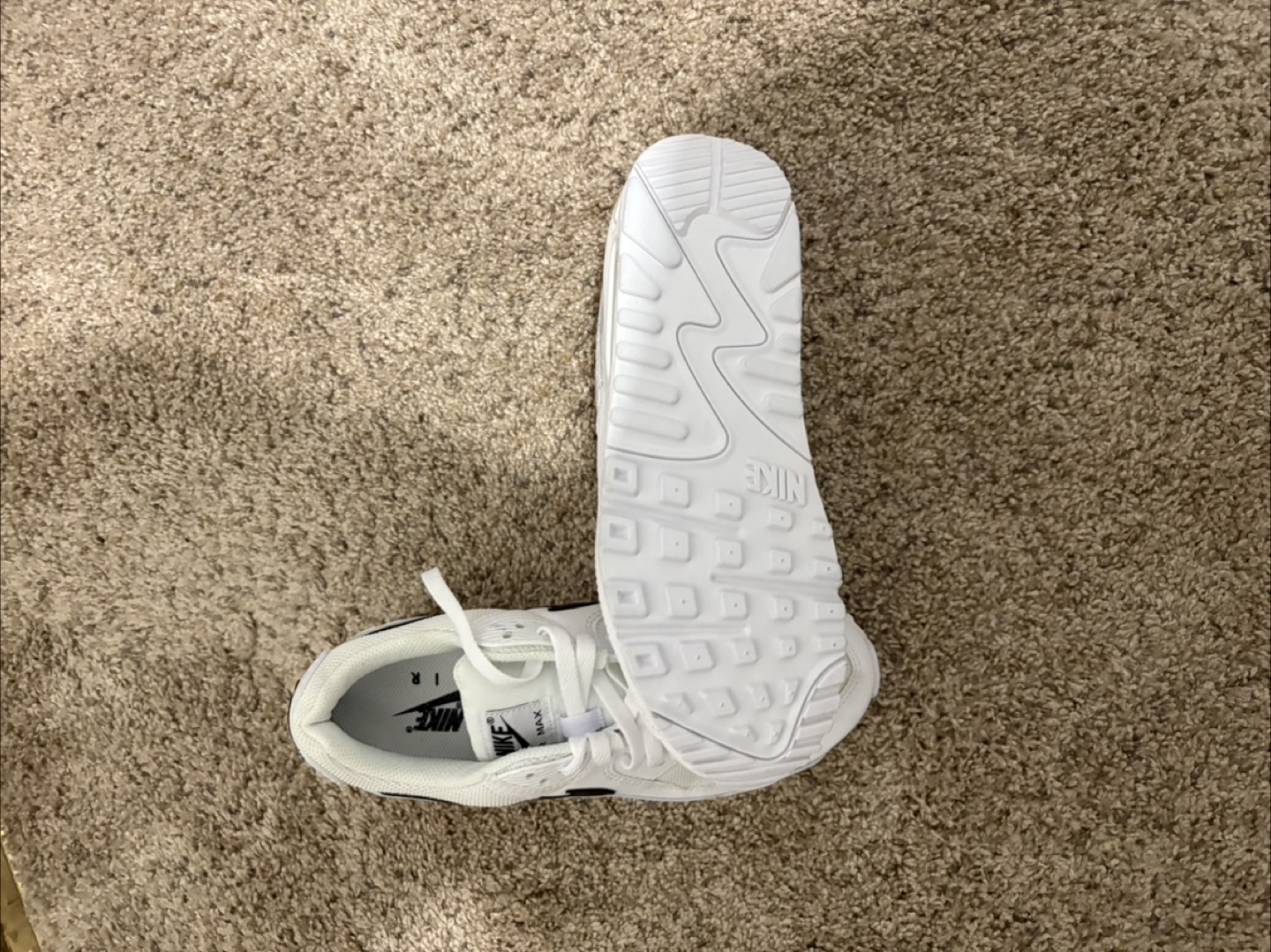Nike Air Max 90 White Sneakers - photo 3