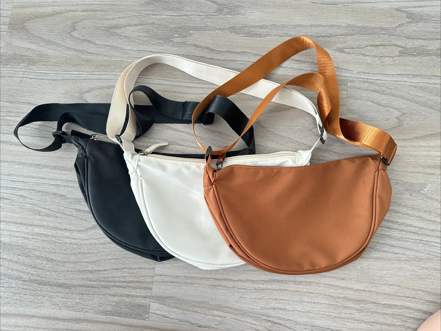 Hobo Style Shoulder Bags - Black, White, Brown thumbnail