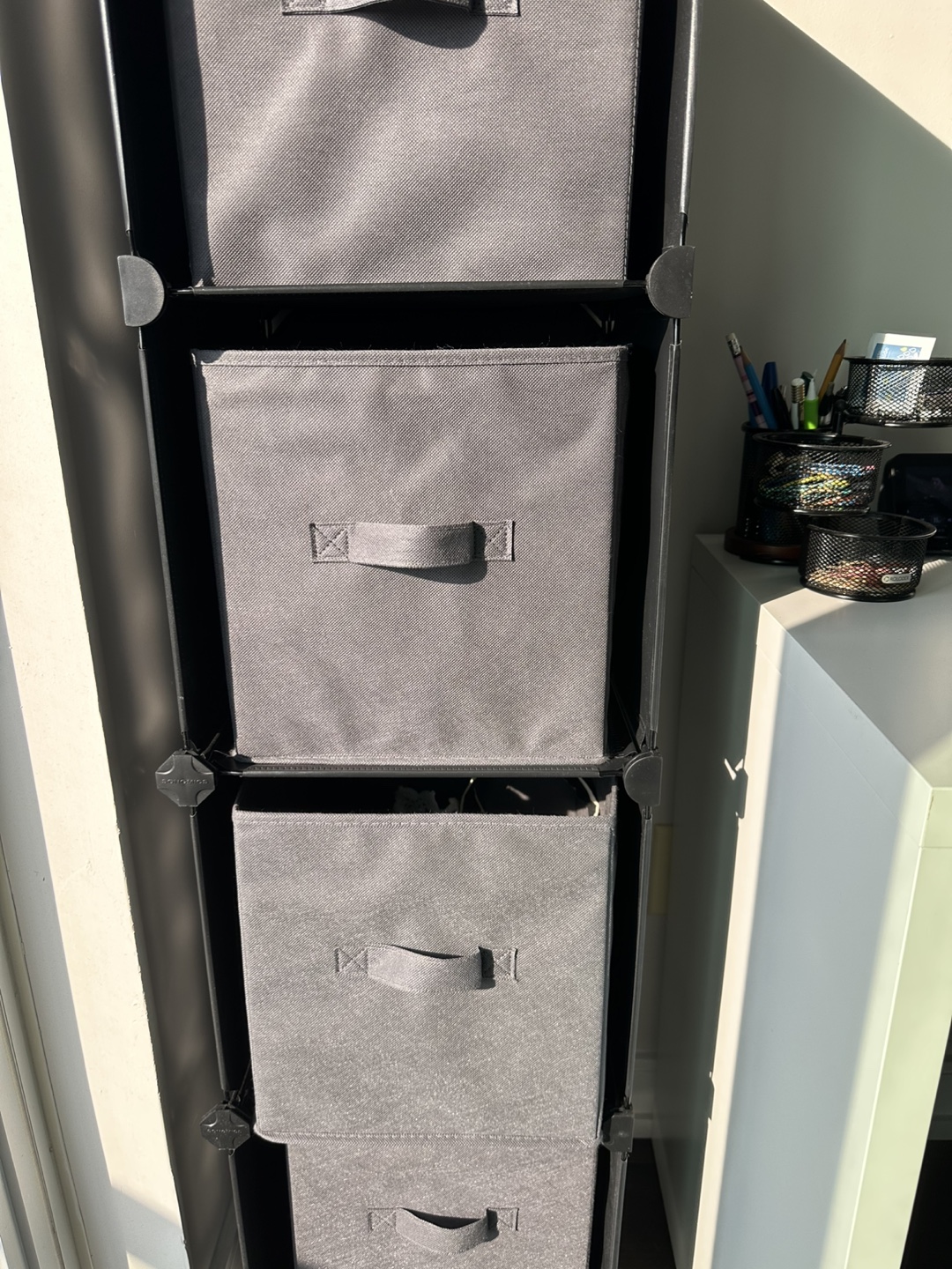 6-Cube Storage Organizer, Gray