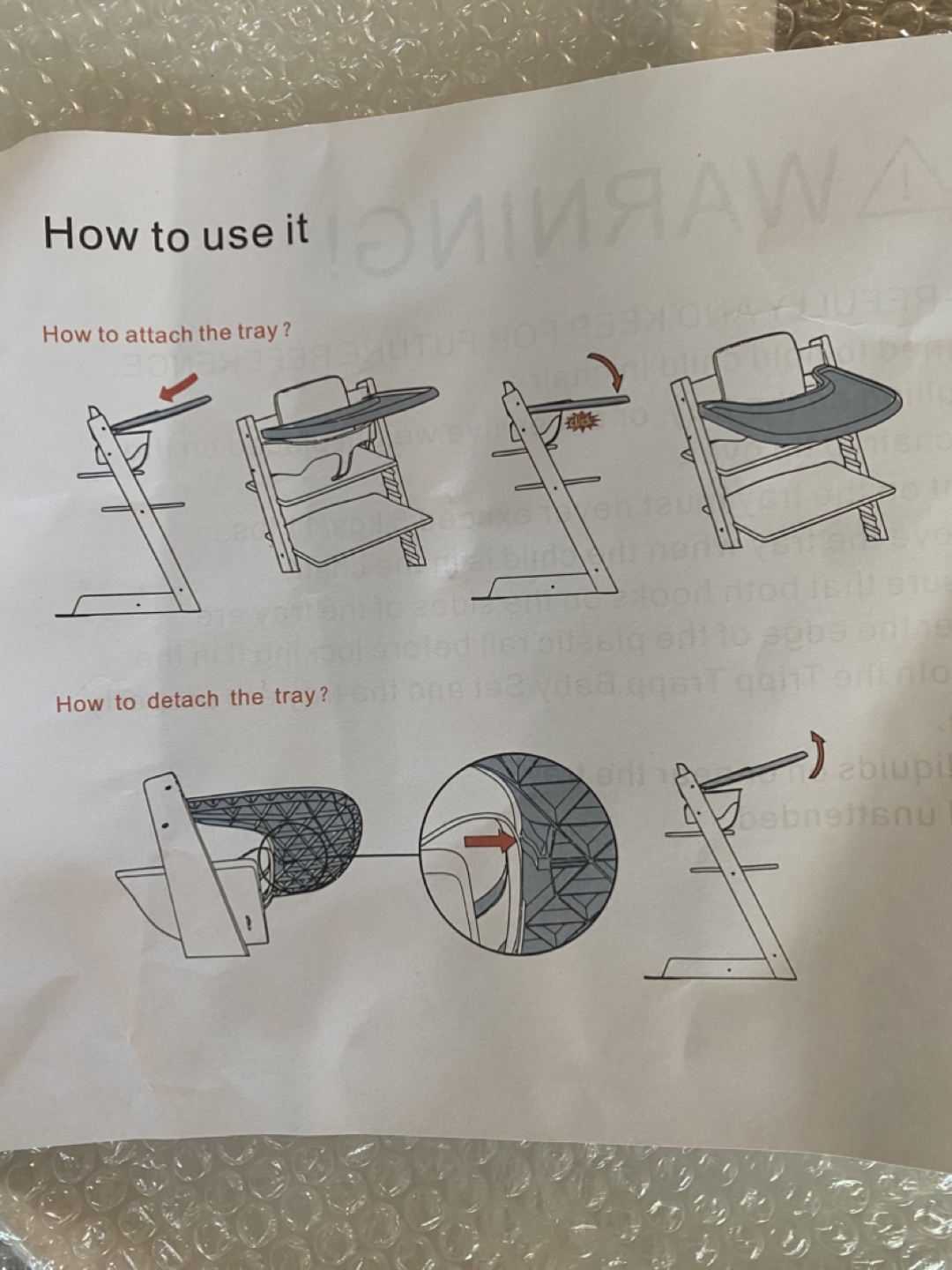 Tray for Stokke Tripp Trapp chair - photo 2