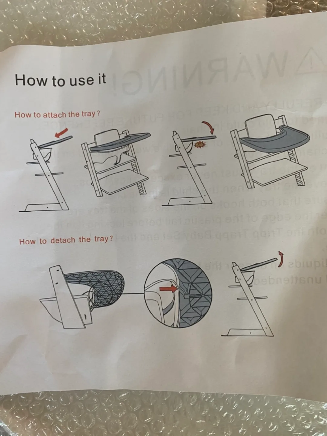 Tray for Stokke Tripp Trapp chair image indicator(2)