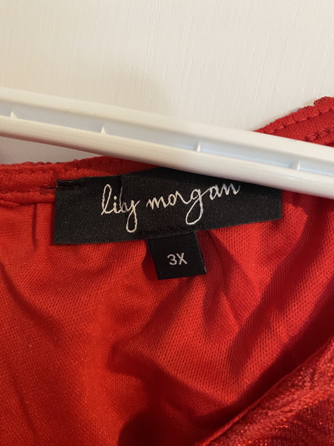 Lily Morgan Red Blouse - Size 3X - photo 2