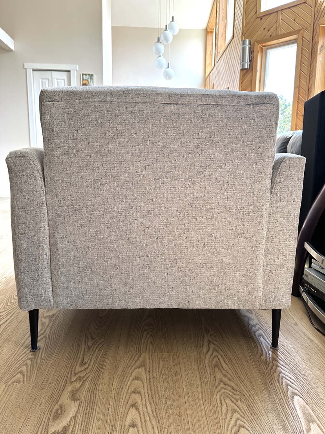 Modern Simplistic Grey Lounge Chair (CAN DELIVER) - photo 5