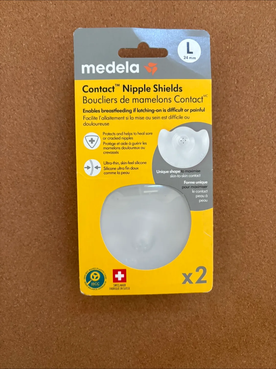 Medela Contact Nipple Shields - Size L, New thumbnail