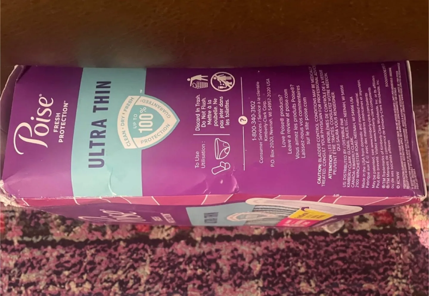 Poise Fresh Protection Ultra Thin Pads, 36 Count image indicator(2)