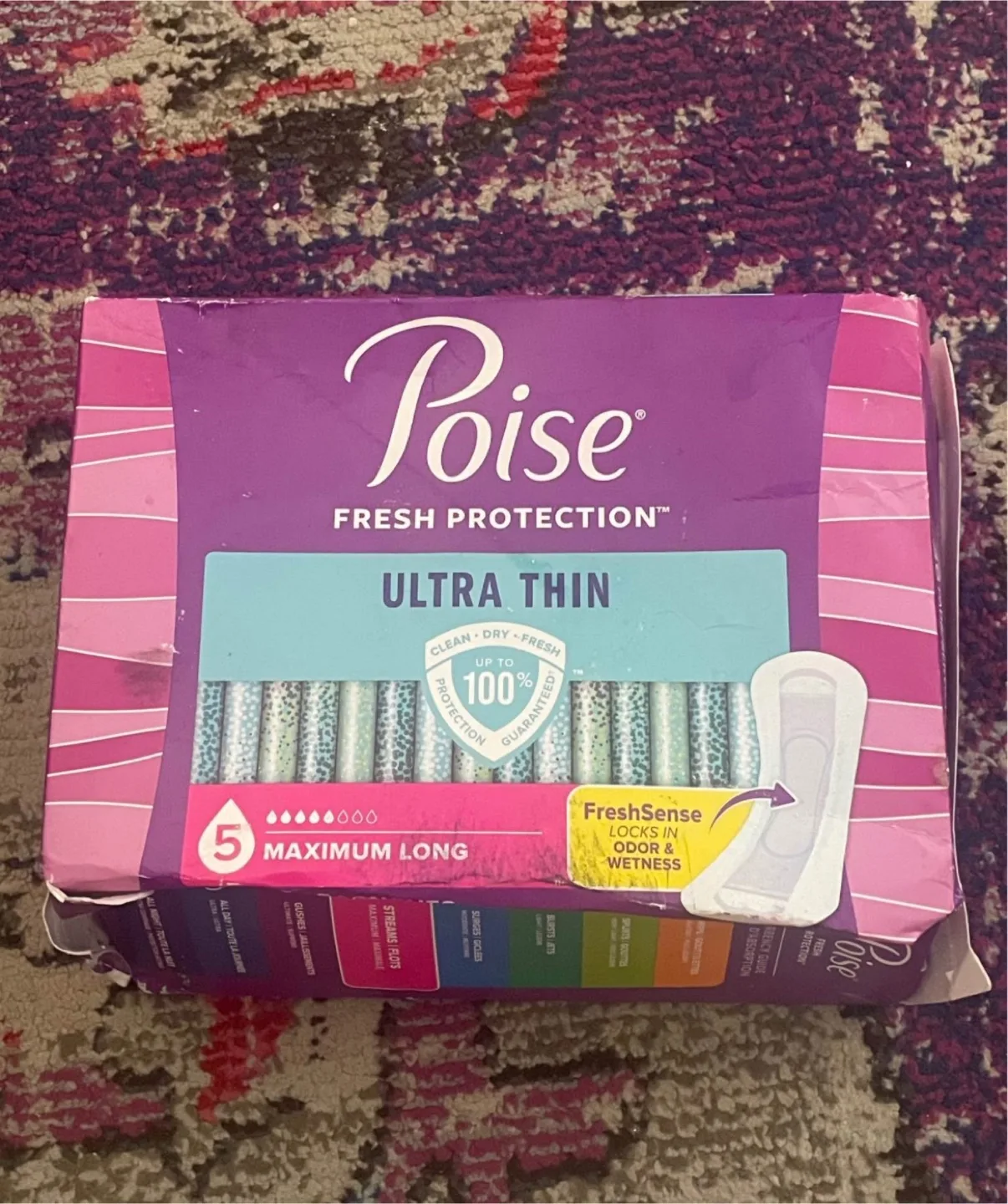 Poise Fresh Protection Ultra Thin Pads, 36 Count image indicator(4)